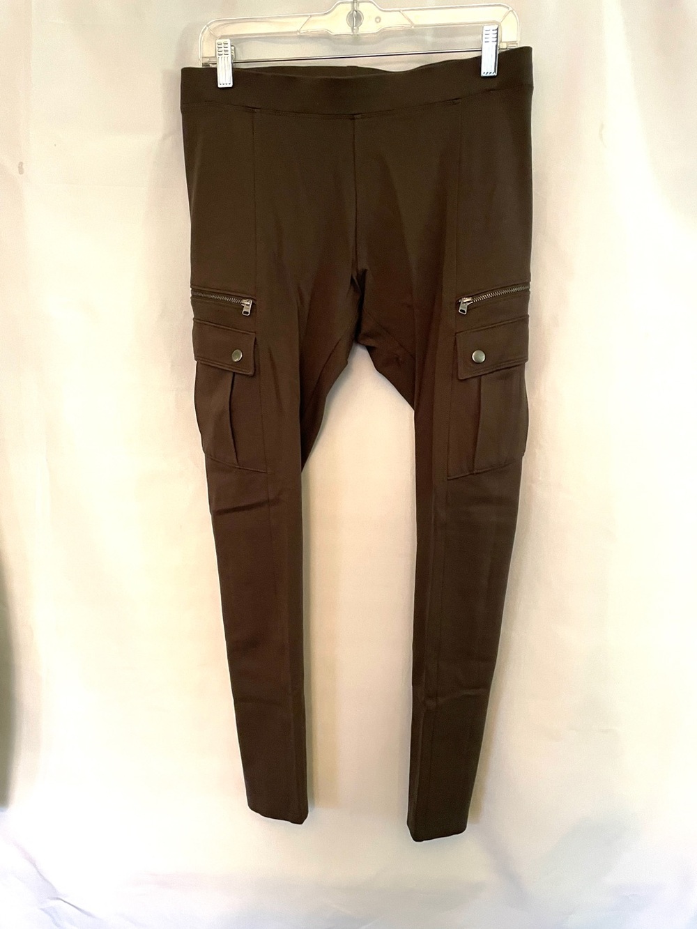 Express Slim Cargo Women’s Pants - Brown/Olive
